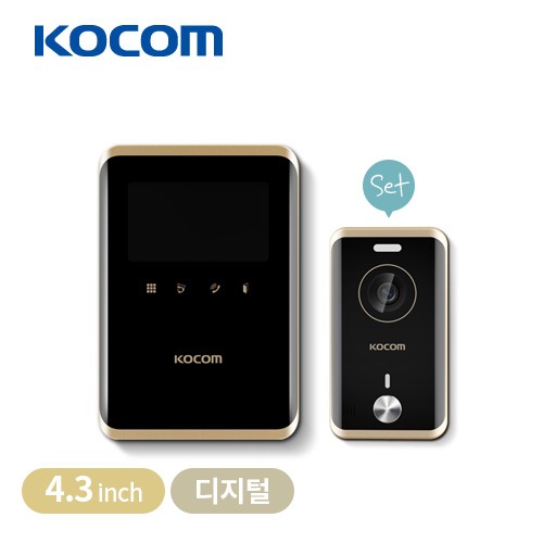 코콤 비디오폰(K5B VP-R431E/KC-R80E)/블랙