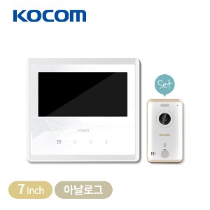 [프로모션] 코콤 비디오폰(KCV-S701/KC-R80E)4선식/화이트